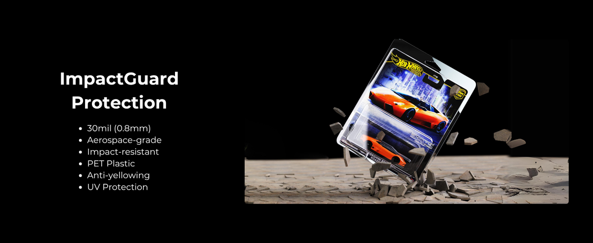ONETHEKING Premium Card Protector Cases for Hot Wheels
