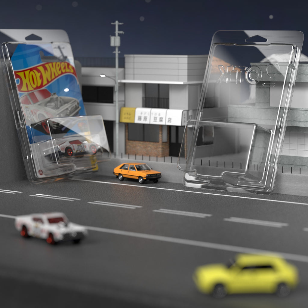 ONETHEKING Mainline Card Protector Cases for Hot Wheels and Matchbox